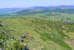 PICTURES/Capulin Volcano National Monument - New Mexico/t_Volcano Rim Trail - View of Road & Visitors Center.JPG